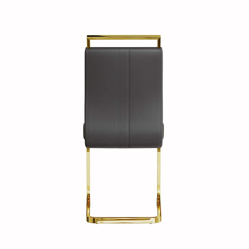2PCS PU Dining Side Chair