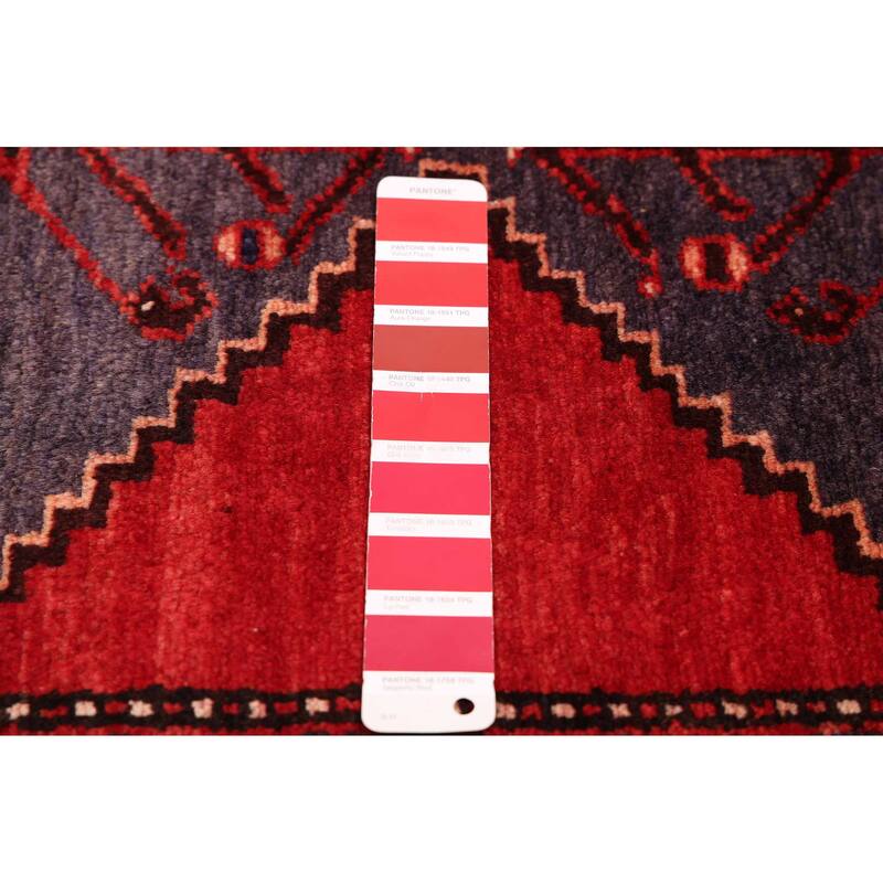 ECARPETGALLERY Hand-knotted Andelz Red Wool Rug - 3'3 x 6'4
