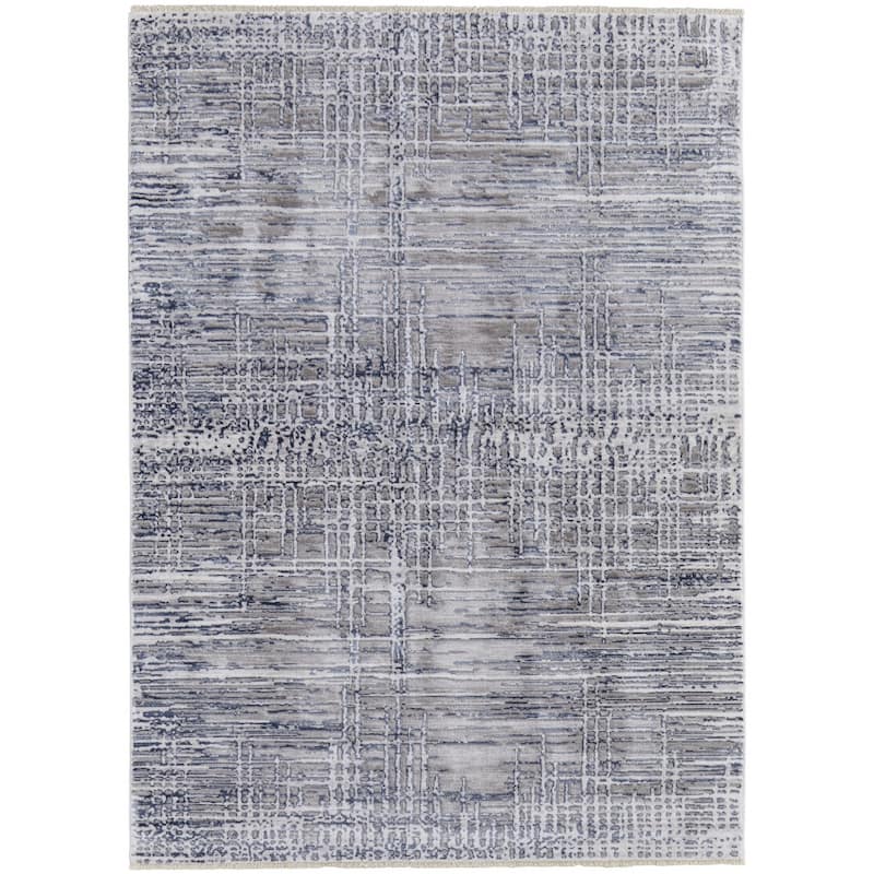 Xapa Abstract Stain Resistant Area Rug By HomeRoots - 2' x 3'
