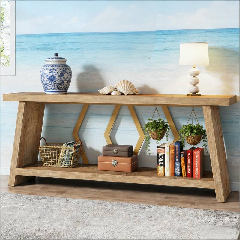 Sofa Table,Storage Console Table