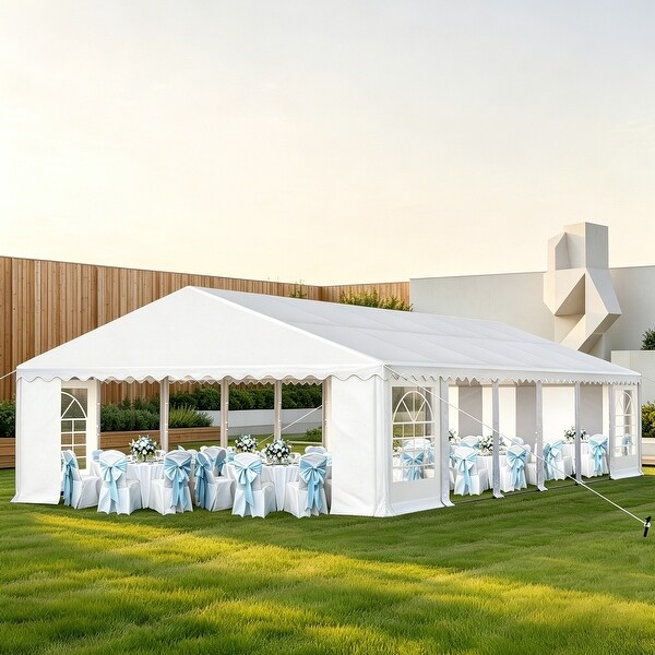 MAISON ARTS 20X40FT Heavy Duty Party Tent with Removable Sidewalls