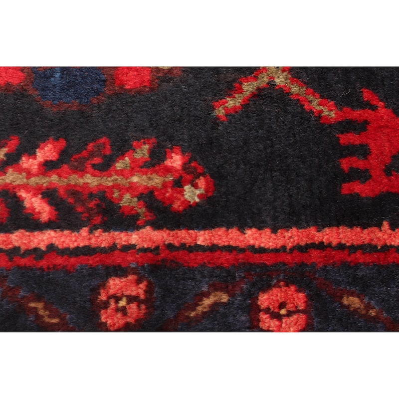 ECARPETGALLERY Hand-knotted Andelz Black Wool Rug - 4'5 x 6'10