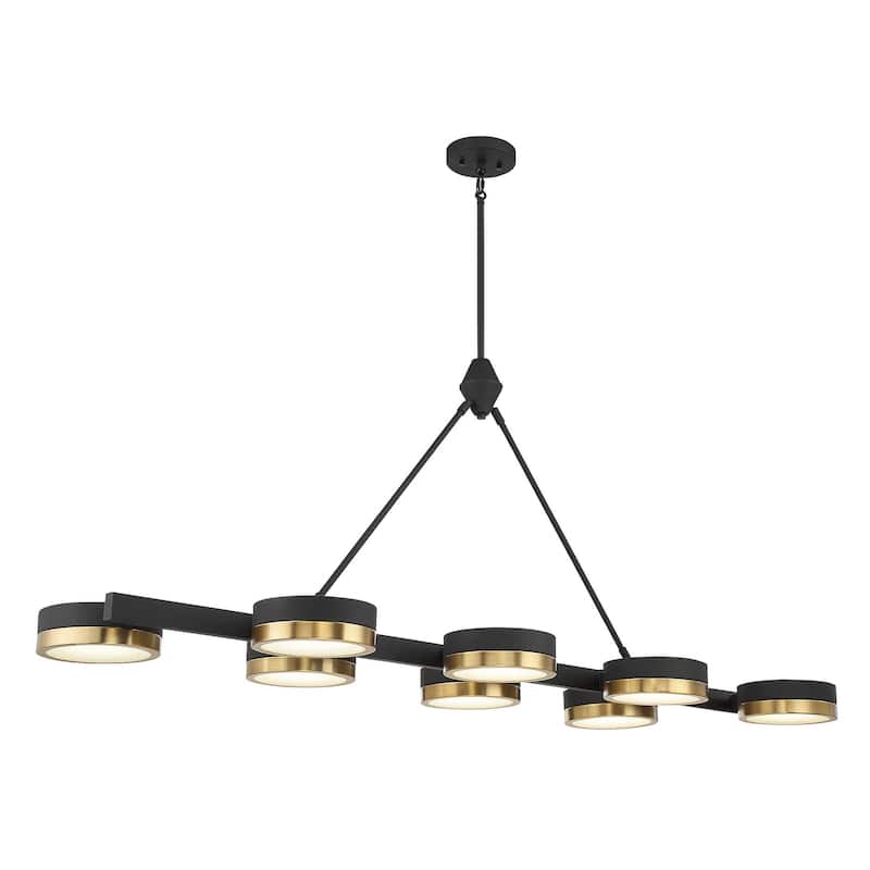 Savoy House 1-1636-8 Ashor 8 Light 60" Wide LED Chandelier