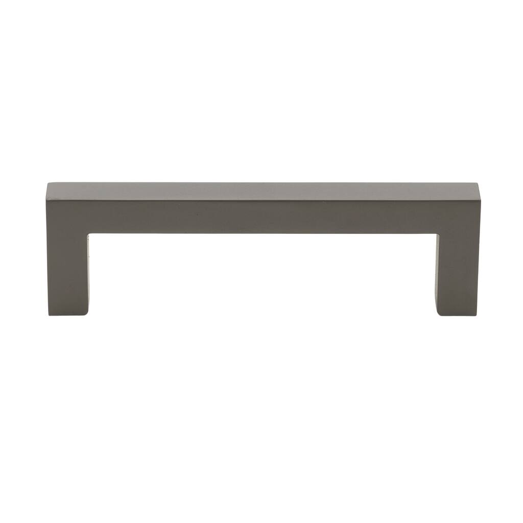 GlideRite 3.75 Inch Center to Center Solid Square Bar Pull Graphite - 21683-96-GPH
