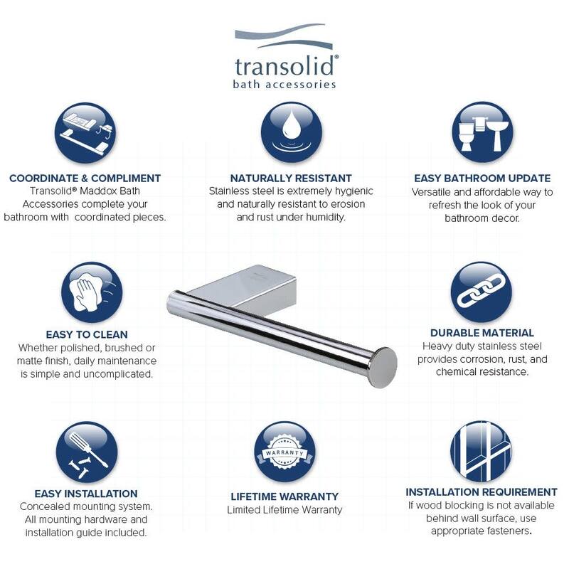 Transolid MSPH Maddox Wall Mounted Toilet Paper Holder