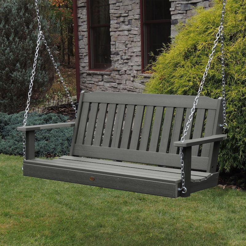 HIGHWOOD Lehigh 5-foot Eco-friendly Synthetic Wood Porch Swing