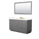Option Dark Gray, Gold Trim, Giotto Quartz Top