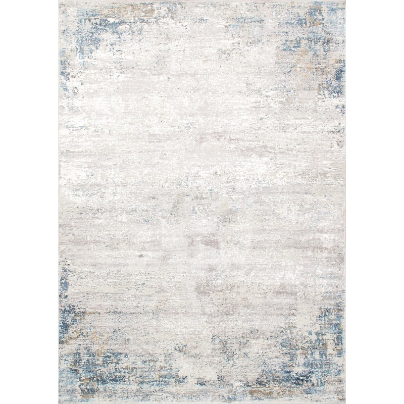 Pasargad Home Stella Design Power Loom Area Rug - 2' 7" X 4'11" - L. Grey