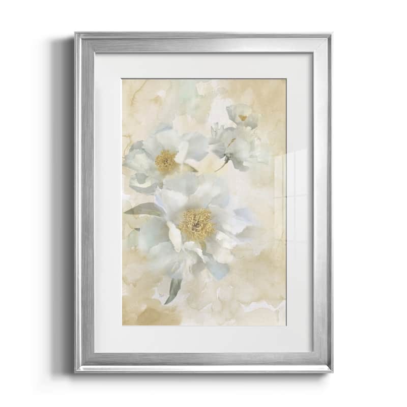 Soft Peonies I Premium Framed Print - Ready to Hang