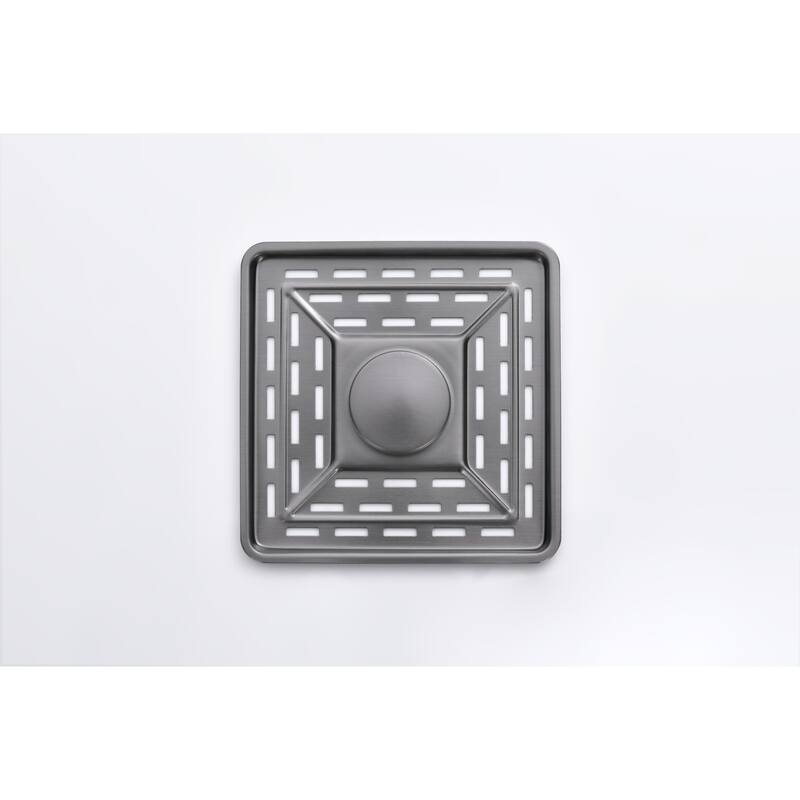 Waterfall Kitchen Sink,Single Bowl in Black, Multifunctional Workstation with Flying-rain Faucet and Cutting Board