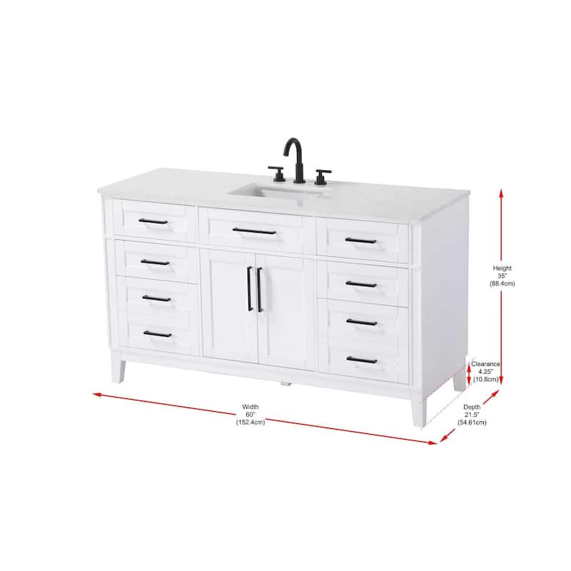 Rachel Single Bathroom Vanity (48-60 inch)