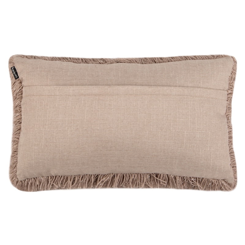 SAFAVIEH Zuhre Shag Modish Metallic Decorative Pillow Bronze