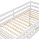 preview thumbnail 16 of 16, Twin Size Loft Bed Platform Kids Bed with ladder, Grey