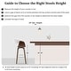 preview thumbnail 76 of 186, 26"/29" Faux Leather Swivel Bar Stools, Wood Counter Stool