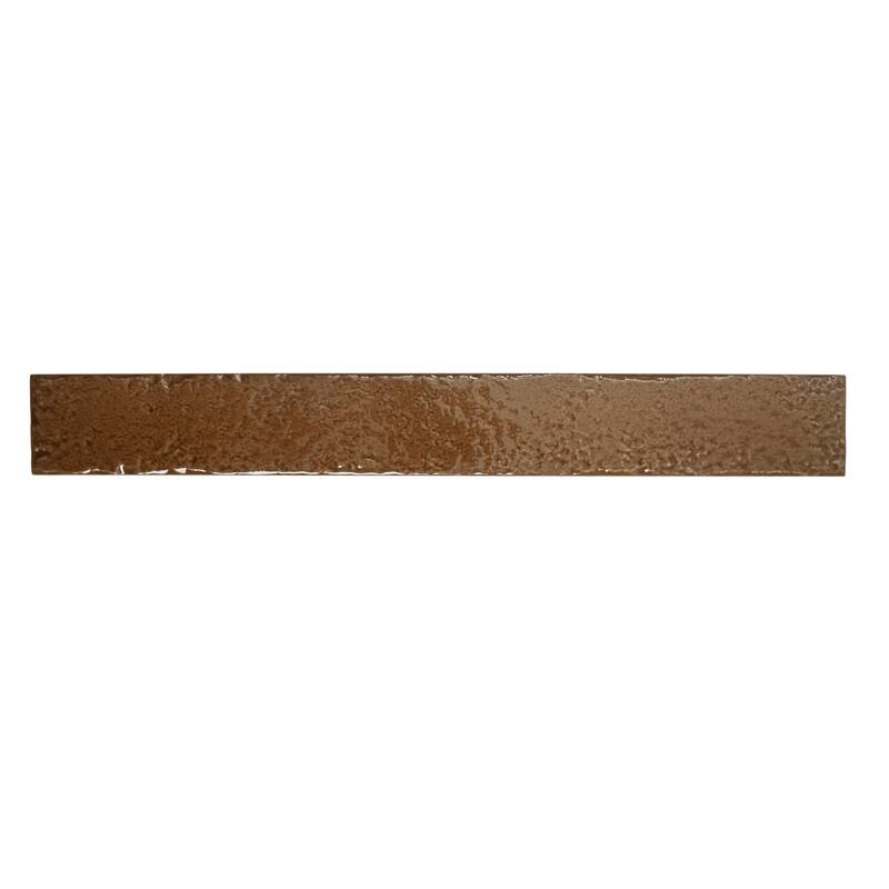 Valenza 2x16 Terra Mocha Ceramic Zellige Subway Wall Tile (10.76 sq ft/case) - 50 Pack