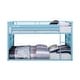 preview thumbnail 6 of 4, Twin Size Metal Container Bunk Bed with Integrated Guardrail