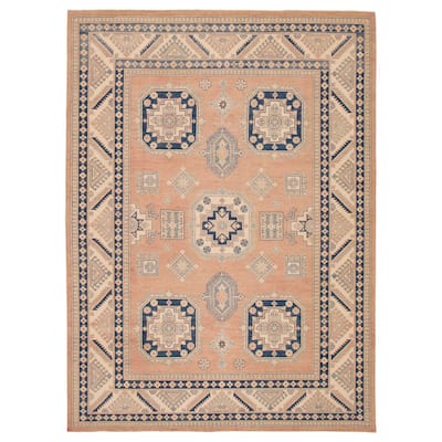 ECARPETGALLERY Hand-knotted Finest Ghazni Copper Wool Rug - 9'0 x 12'2