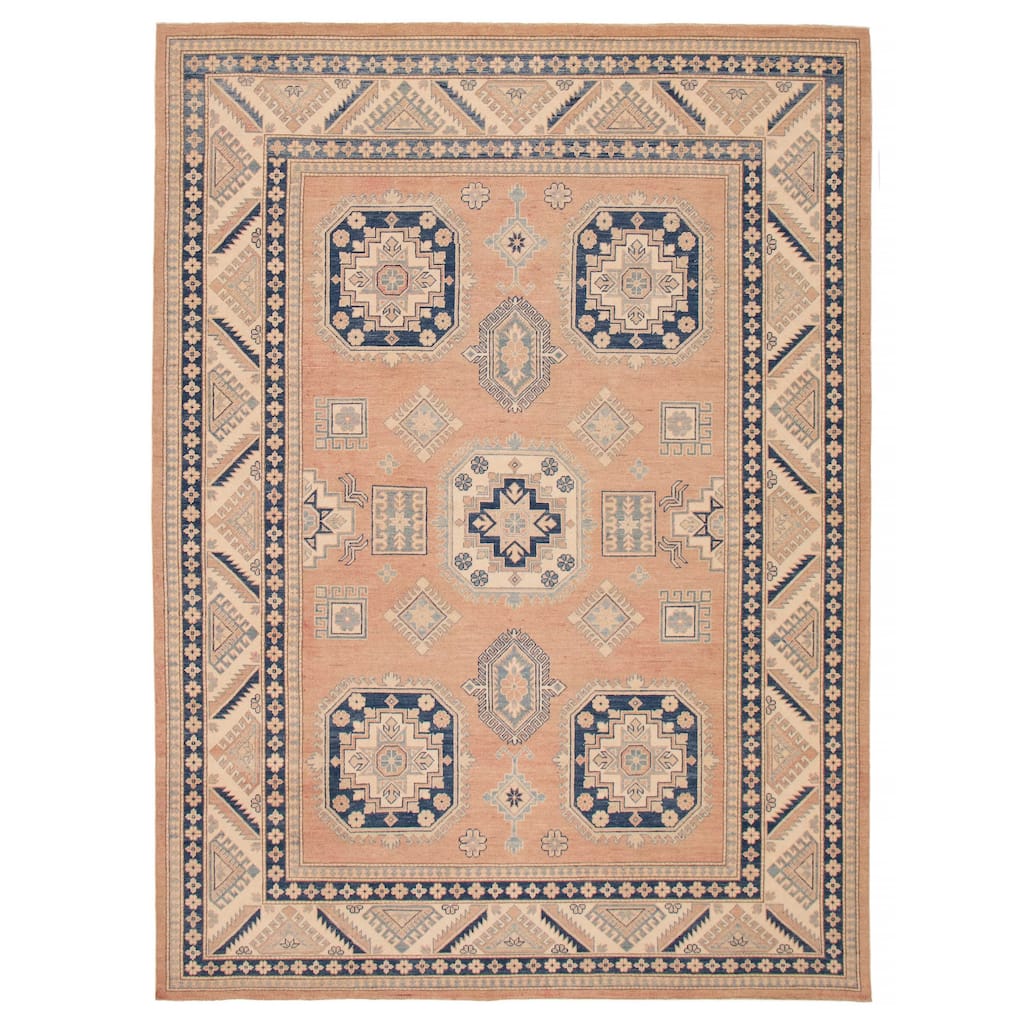 ECARPETGALLERY Hand-knotted Finest Ghazni Copper Wool Rug - 9'0 x 12'2