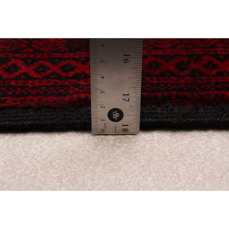 ECARPETGALLERY Hand-knotted Royal Baluch Red Wool Rug - 3'6 x 6'8