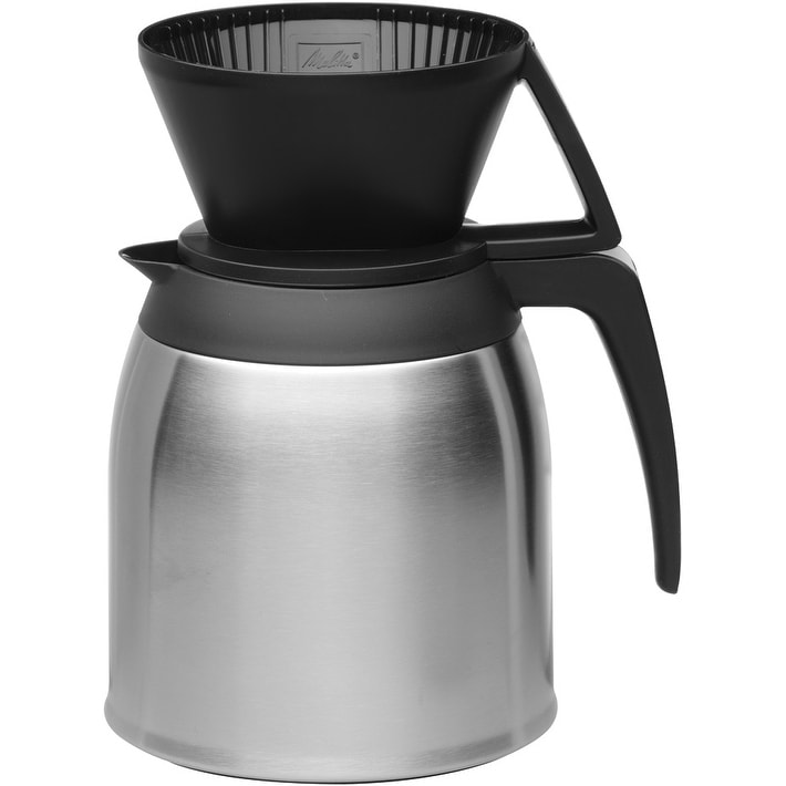 Melitta 10 Cup Pour Over Coffee Brewer with Stainless Thermal Carafe