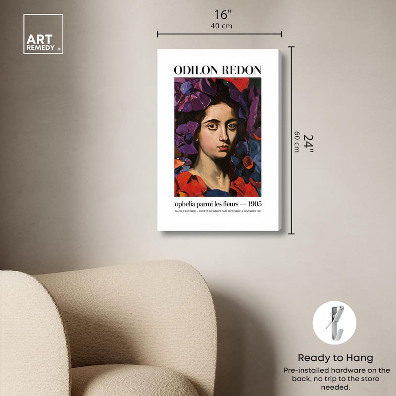 Vision of Ophelia Canvas by Art Remedy, Gallery Wrapped