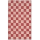 preview thumbnail 1 of 1, SAFAVIEH Handmade Checker Kilim Melanie Check Wool Rug 2'6" x 4' - Red - Rectangle