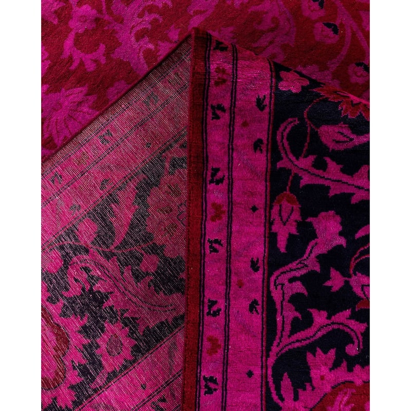 Contemporary Overdyed Wool Hand Knotted Area Rug - 8' 2" x 10' 3"