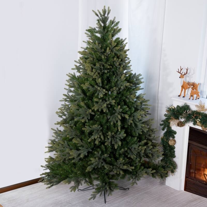 6/7/8/9FT Modern Artificial PE & PVC Grand Fir Christmas Tree - 9 Foot