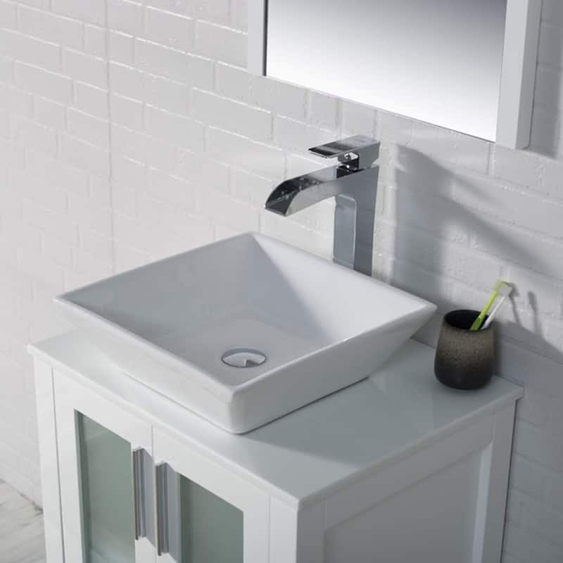 Blossom Sydney 24" Bathroom Vanity with Ceramic Vessel Sink & Mirror