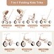 preview thumbnail 67 of 79, 7 in 1 Baby Tricycle, Foldable Toddler Tricycle with Removable and Adjustable Parent Handle, Toddler Push Bike
