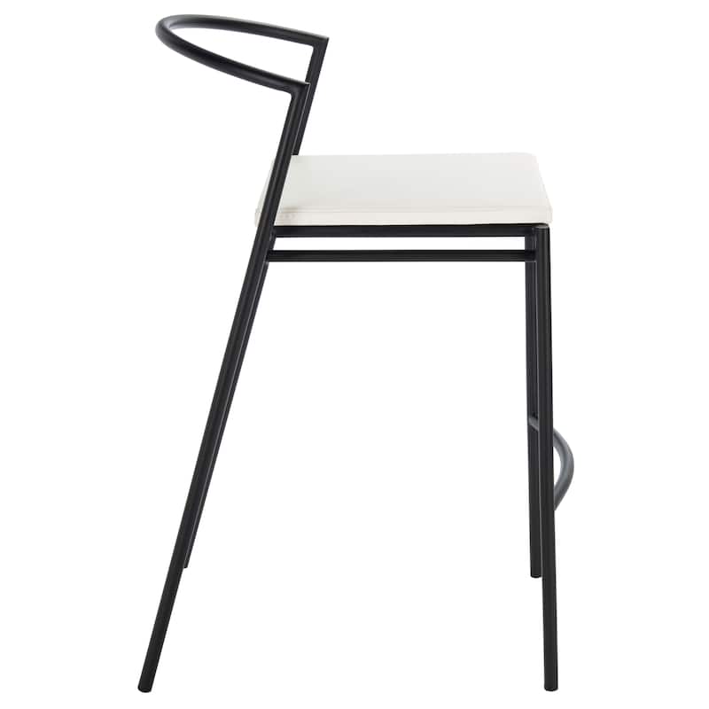 SAFAVIEH Exie 26-inch Counter Stool - 18.5" W x 23.5" L x 34" H - 19Wx24Dx34H