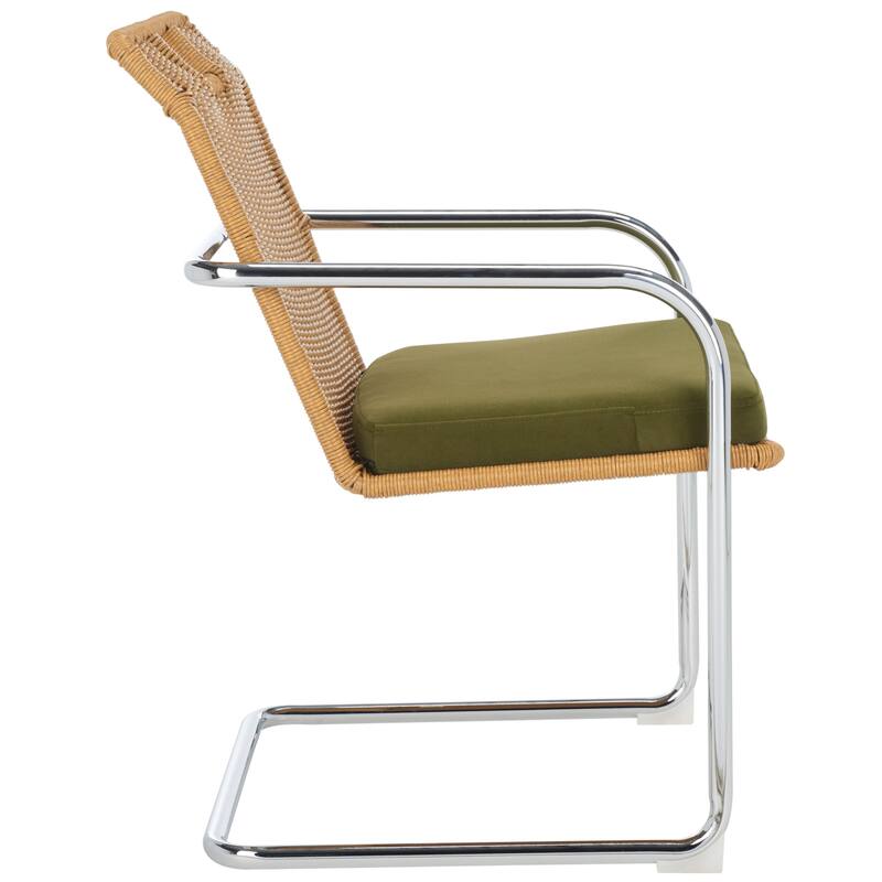 SAFAVIEH Gustie Rattan Dining Chair - 21" W x 26" D x 34" H - 21Wx26Dx34H