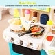 preview thumbnail 8 of 18, Costway Kids Kitchen Playset with Realistic Sounds Lights Play Sink 95 - See Details