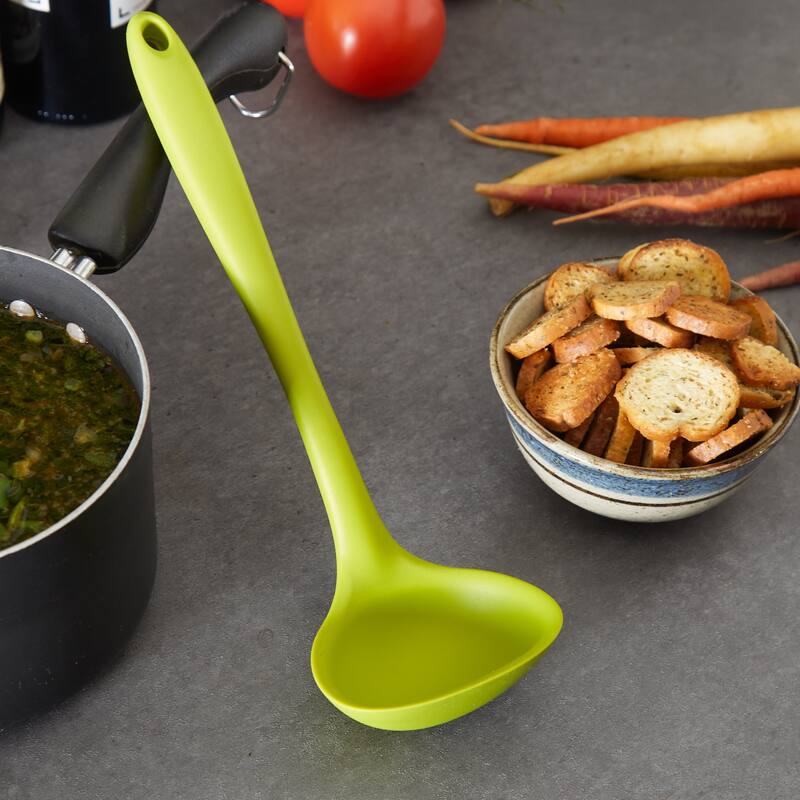 Ela's Silicone Ladle - Blue - 11 x 3.5 x .5