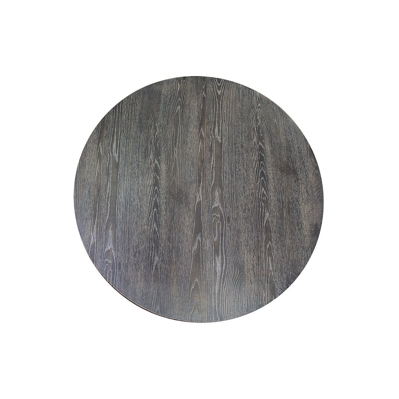 Best Master Furniture Weathered Grey Round Dining Table
