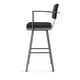 preview thumbnail 39 of 80, Amisco Akers Swivel Bar Stool