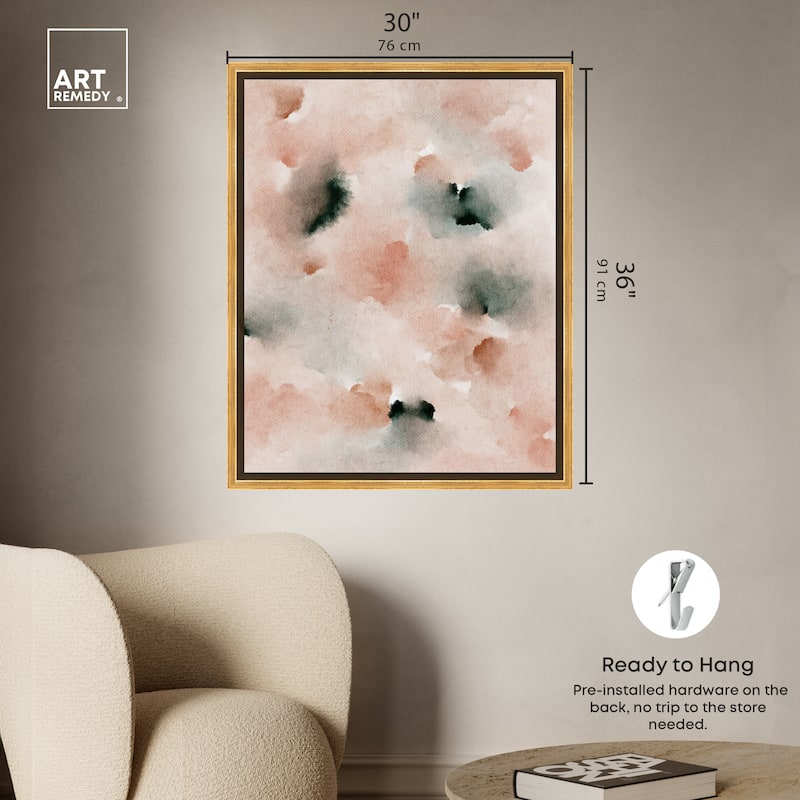 Art Remedy Smore'S Marshmallows Framed Watercolor Boho Abstracts