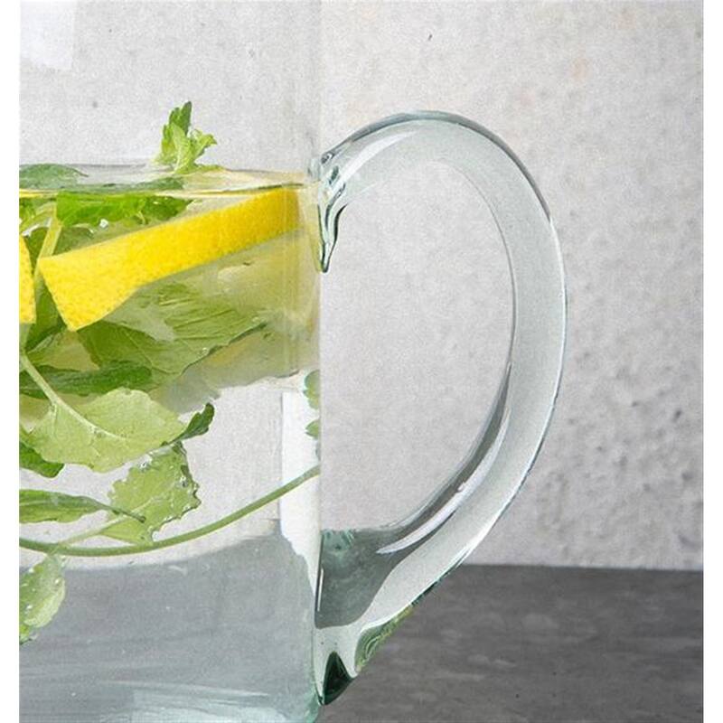 Reclycled Glass Carafe Transparant - Transparant