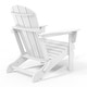 preview thumbnail 6 of 10, Laguna Weather Resistant Outdoor Patio Folding Adirondack Chairs (Set of 4)