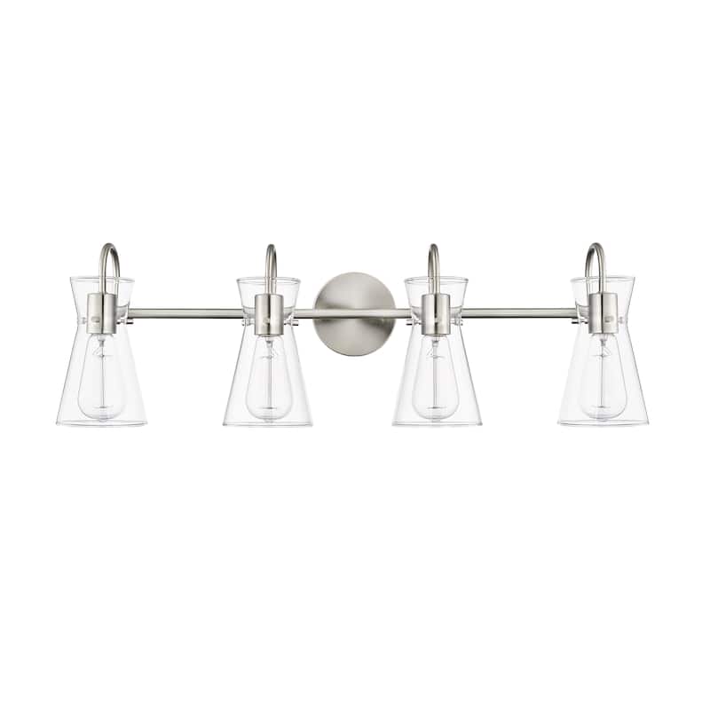 Millennium Lighting Camellia 2/3/4 Light Vanity Fixture - 4 Light - Brushed Nickel