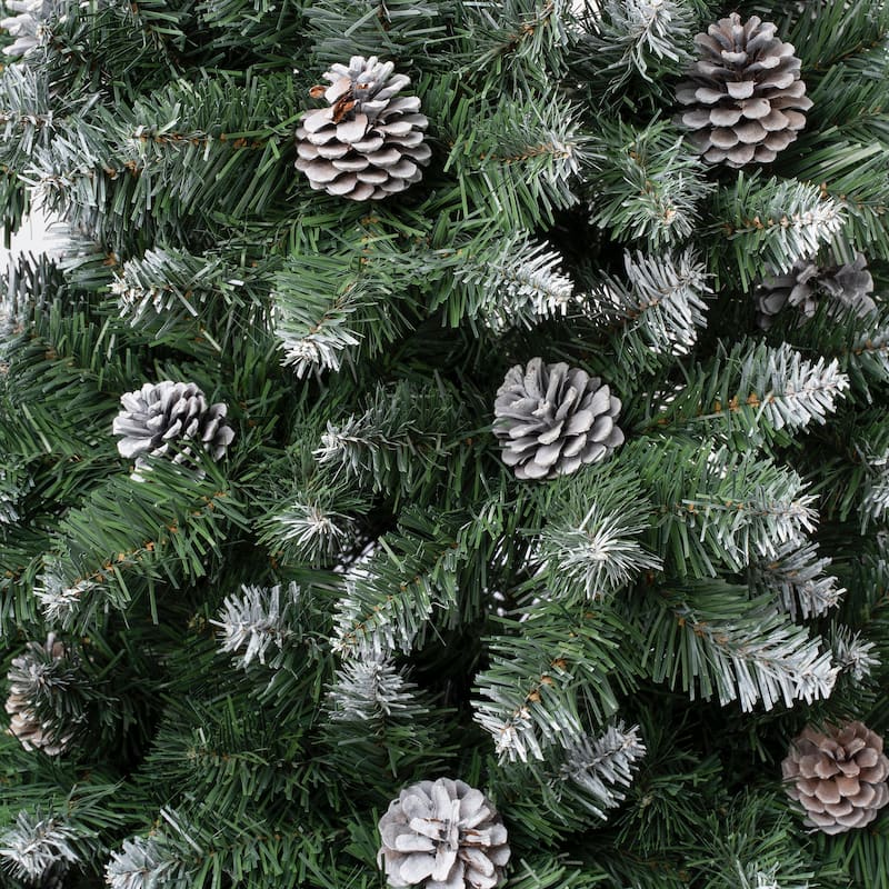 National Tree Company 7.5 ft. Oakley Hills Snow Tree - 7.5 Foot