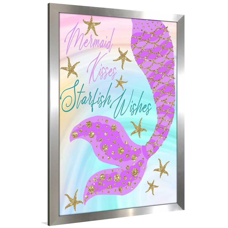 "Mermaid Kisses Starfish Wishes" by Jodi Print on Acrylic