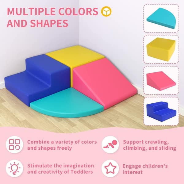 Kids Climb Foam Play Set for Toddlers Baby Climbing Toys Indoor Bed Bath & Beyond 37857828