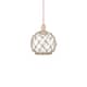 Option Antique Copper / Clear Glass with Brown Rope
