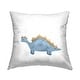 preview thumbnail 1 of 5, Stupell Blue Nursery Dinosaur Printed Outdoor Throw Pillow Design by Lucille Price