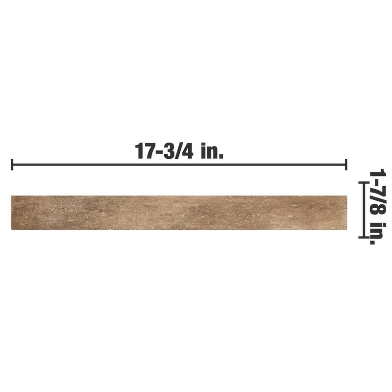 Merola Tile Sedona Sunset 1-7/8" x 17-3/4" Porcelain Floor and Wall Tile