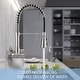 preview thumbnail 26 of 27, Dornberg Wall Mounted Pull Down Bridge Kitchen Faucet