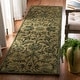preview thumbnail 6 of 51, SAFAVIEH Handmade Antiquity Arie Traditional Oriental Wool Rug 2'3" x 8' Runner - Olive/Green - Runner