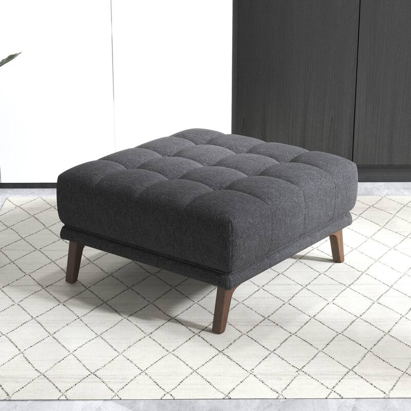 Addison Square Upholstered Ottoman Comfortable choice, multiple functions, classic design, and cozy corners