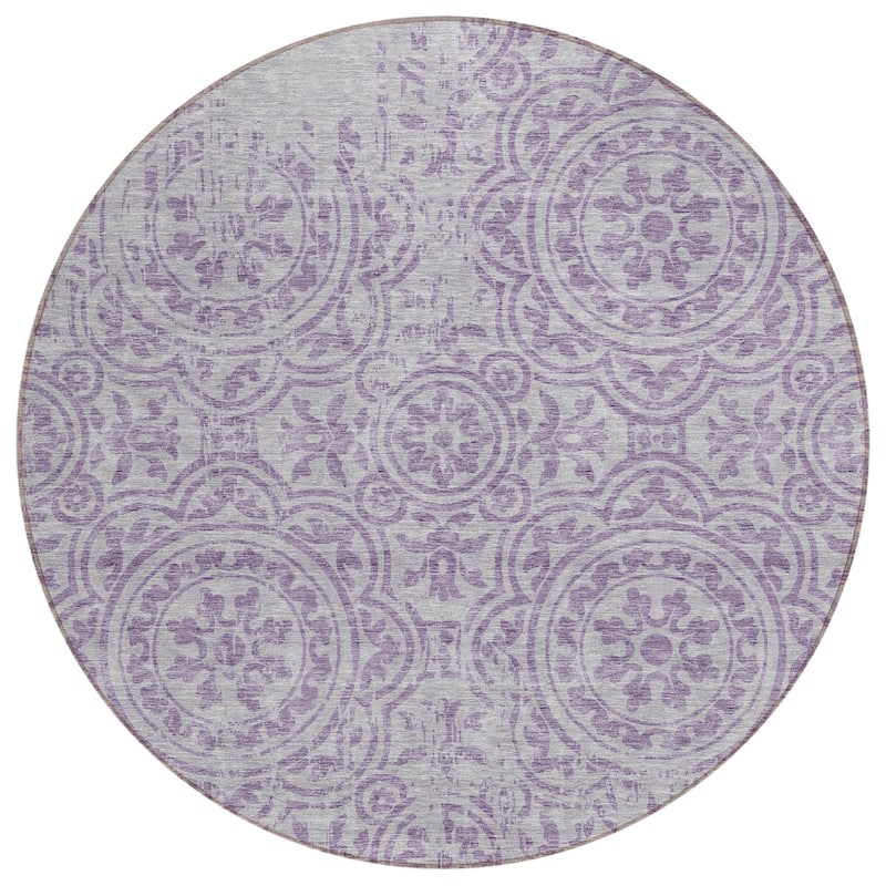 Machine Washable Indoor/ Outdoor Chantille Vintage Suzani Rug